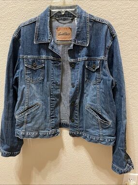 Lee Distressed Blue Denim Jacket